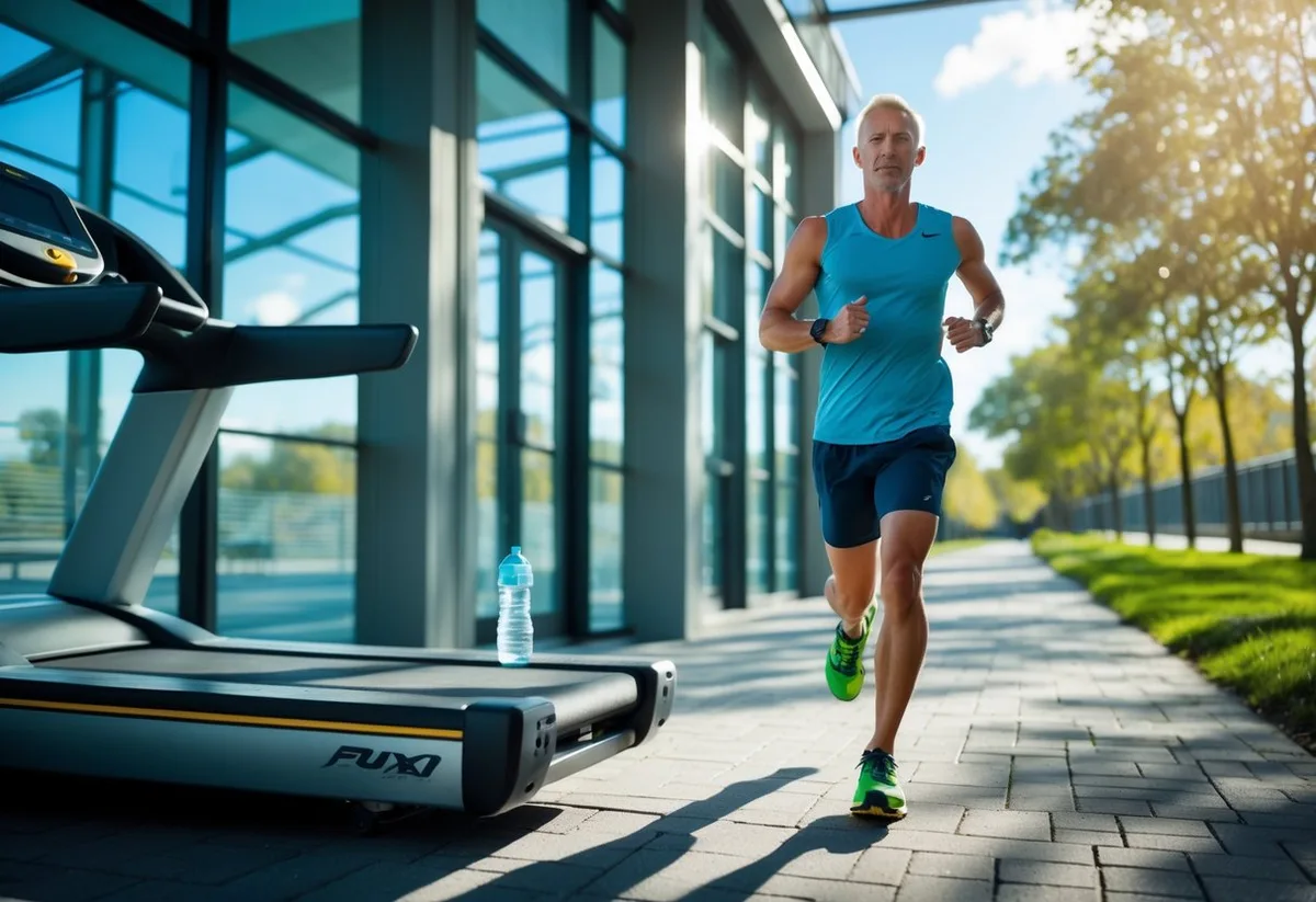Treadmill-to-outdoor transition