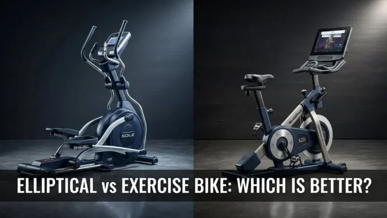 What is the difference between an elliptical and an exercise bike