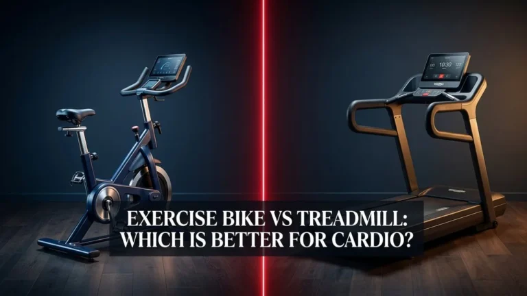 What is the difference between an exercise bike and a treadmill
