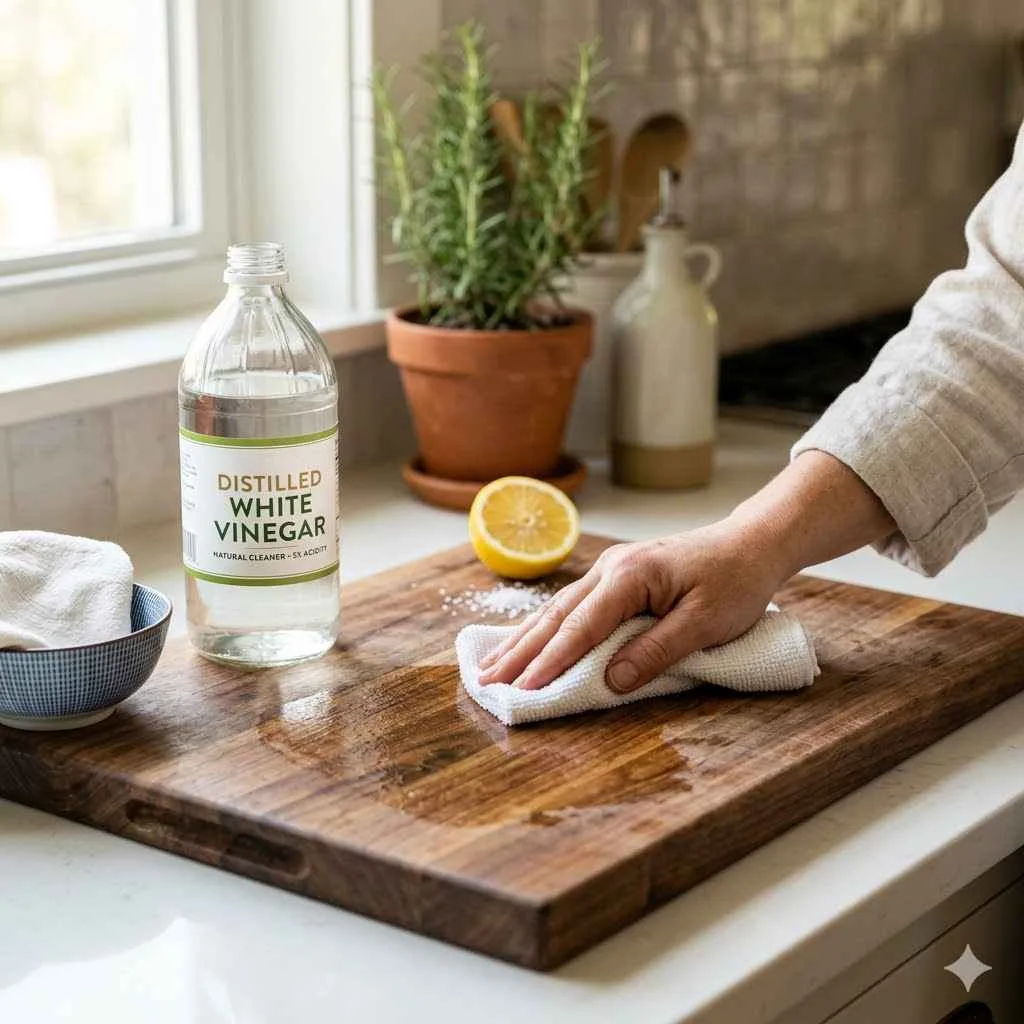 wood cutting board mold removal